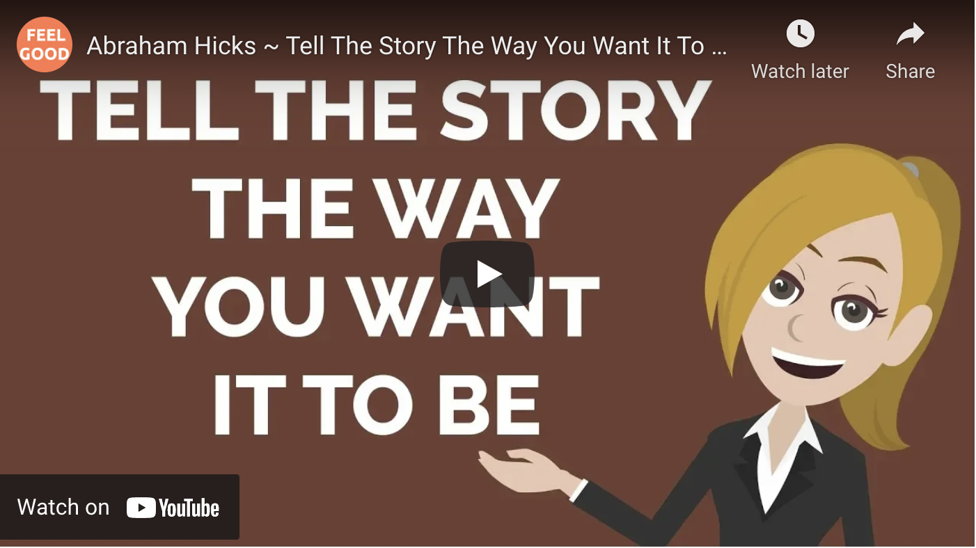 Read more about the article Tell The Story The Way You Want It To  Be